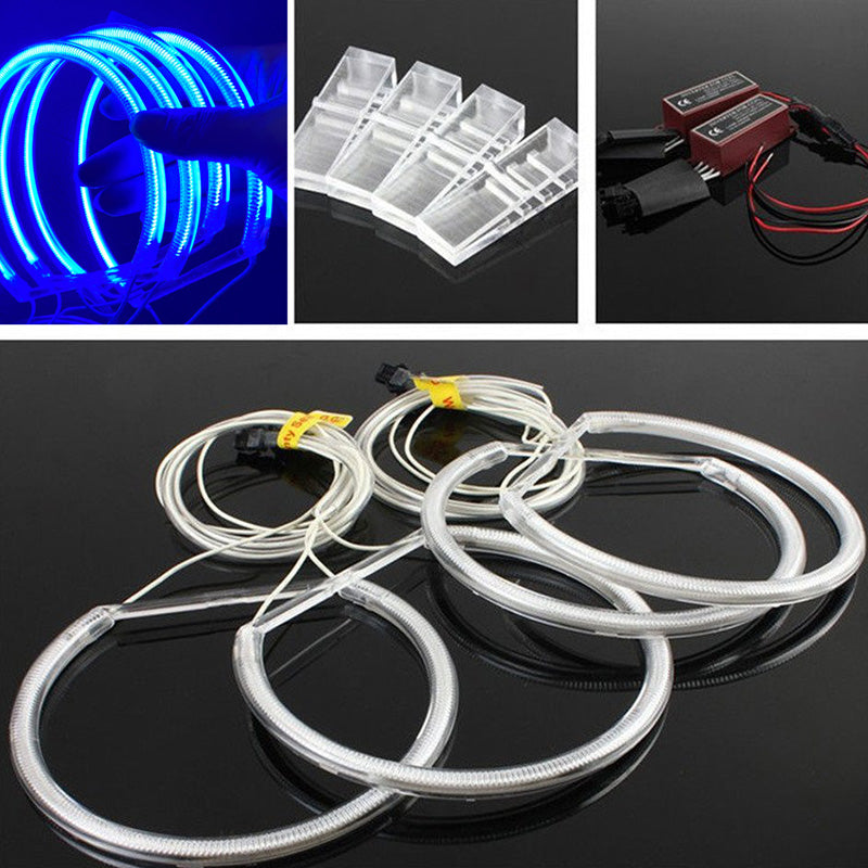 CCFL Neon Super Bright Blue Color Angel Eyes Halo Rings Light Lamp CCFL For BMW E36 E38 E39 E46 Series Headlights, DRL Running Lighting, Fog Lights. - AKiHalo.com